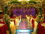 Aluminum Organic Transparent Glass Decoration Wedding Stage (CDS007)