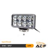 24W LED Bulldozers, Agricultural Machinery Offroad Work Light