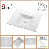 600mm Cupc Thin Edge Porcelain Vanity Top Sink (SN5005-60)