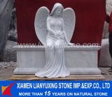 White Marble Angel Statue Sculpture