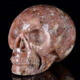 Sesame Stone Small Skull Sculpture (0A65)