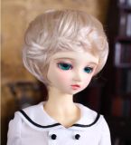Synthetic Mohair Doll Wigs, Cute Short BJD Wigs, Lovely Cosplay Wig