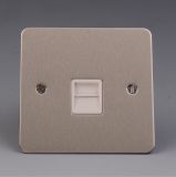 1gang Master Tel Socket Outlet with White Insert