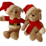 Plush and Stuffed Christmas Day Teddy Bear Toy (HD-PL-15-060402)