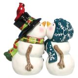 High Quality Christmas Decoration/Polymer Clay for Snow Man Santa Claus Figurine, Indoor Home Decoration