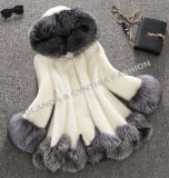 High-Quality Genuine Mink Fur Women's Winter Coat/Ladies Clothes