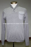 Men Knitted Shawl Neck Casual Wear with Buttons (KH10-500)