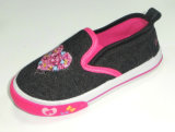 New Style Slip-on Kids Canvas Shoes Injection Shoes (HH150507)