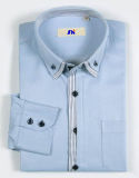 Men's Business Double Collar Contrast Fabric Shirt