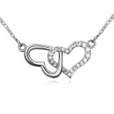 New Design Wholesale Heart Shaped Couple Necklace