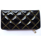 Popular Style Embroidery Shinning Leather Fashion Clutch Wallet (XD140244)