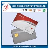 Beautiful Silver Hot Stamping Contact CPU Smart IC Card