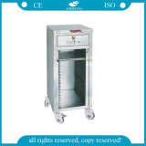 AG-Cht014 Cart for Medical Record Holders with 24 Shelves