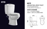 A015 Siphon Two Piece Toilet Sanitary Wares