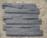 Black Slate Stacked Stone