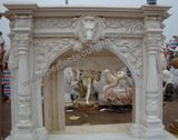 Marble Fireplace for Home Stone Carving (QY-LS388)