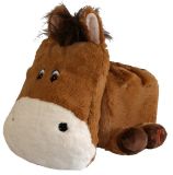 Horse Muff Plush Toys with Brown Color