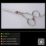 Innovative Handle Hair Cutting Scissors (T-55TH)