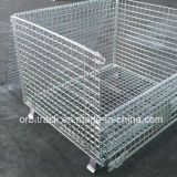 Galvanized Foldable Wire Mesh Container