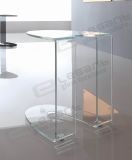 Graceful Bent Glass Tea Table Furniture