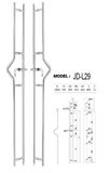 Stainless Steel Handle with Lock for Galss and Wooden Door (JD-L29)