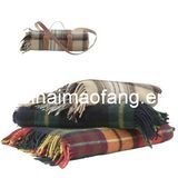 100%Wool Travel Picnic Blanket/Wool Travel Throw