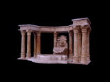 Stone Carving Kiosk, Gazebo, Pavilion, Pergola (22354)
