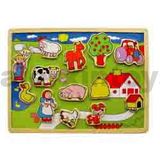 Wooden Magnetic Farm Puzzle (80134)