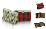 Fashion Plaid Short Clip Wallet (U100312)