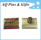 Lower Cost Metal Offset Printed Badge with Epoxy in Full Color Print Pin (badge-009)