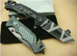 OEM Gerber X01 Tiger Tattoo Folding Knife for Survival, Rescue and Gift