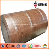 Natural Wood Coating Polyester Aluminum Decoration Material