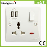 Hot! ! ! 13A Socket Outlet with USB