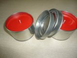 Red Wax Tin Candle