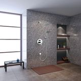 High End Solid Brass Chrome Finished Concealed Shower