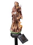 Polyresin Jesus Solar Light St. Francis