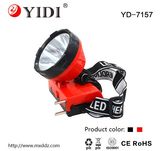 2W Plastic LED Mining Headlamp