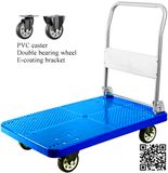 300kgs Plastic Platform Folding Hand Trolley