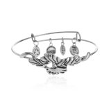 New Style Anti-Silver Charms Bangle