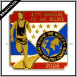 Athletes Compete Sports Metal Badge for Souvenir (BYH-10087)
