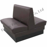 Double Seater Leather Restaurant Booth Seating (SP-KS126)