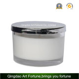 Glass Filled Candle with Metal Lid Supplier