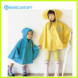 Cute Design Nylon PU Kids Rain Poncho Kids Raincoat Rpy-014