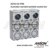 IP66 Fixed Socket Box Power Board Weatherproof Power Distribution Board Multilayer Stationary Power Box