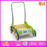 2015 New Cart Toy, Popular Wooden Toy Cart, Hot Sale Stroller Wooden Cart Toy W16e001