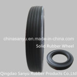 13X3 Black Solid Rubber Wheel Used for Wheelbarrow