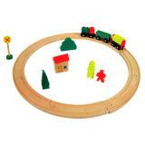 Wooden Toy Train Rail (19PCS) with En71 Certificate