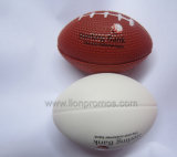 Bank Insurance Promotional Gift PU Rugby Ball Stress Reliever
