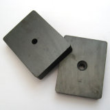 Permanent Ceramic Block Magnet with Hole