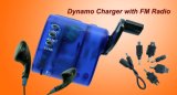 Fm Radio with Dynamo Rotary Mobile Phone Charger